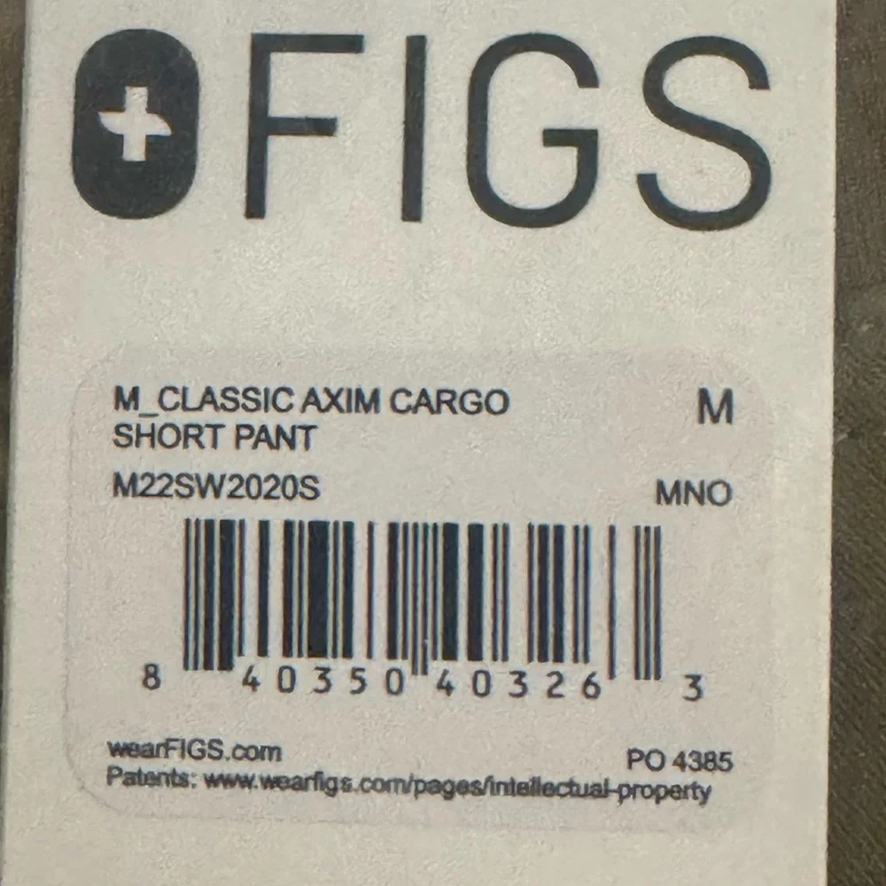 NWT FIGS Axim Cargo Scrub Pants Men Martini Olive MS